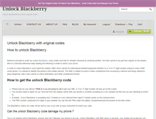 Tablet Screenshot of blackberryunlocksim.com