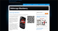 Desktop Screenshot of deblocageblackberry.blackberryunlocksim.com