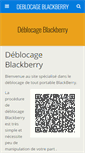 Mobile Screenshot of deblocageblackberry.blackberryunlocksim.com